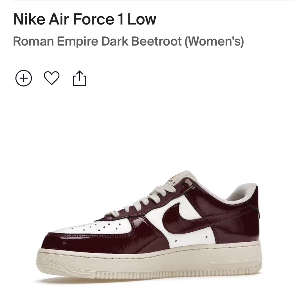 Nike Air Force 1 Low Roman Empire Dark Beetroot (Women's)